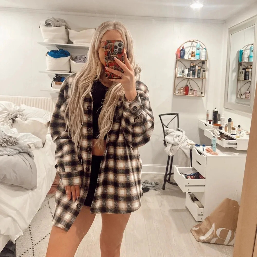 vintage flannel jacket L